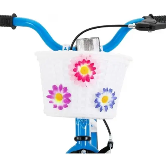 Joystar Starry Steel Framed Kids Beginner Bike with Removable Training Wheels and Handlebar Basket image {2}