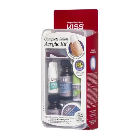 KISS Complete Salon Acrylic Kit - 2pk - 128ct image {1}