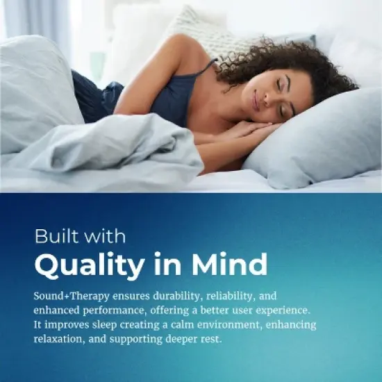 Adaptive Sound Technologies SOUND & THERAPY - Supports Relaxation & Deep Sleep - Features Gamma Light Therapy, Fan Masking Mode & Therapy Length Timer image {5}