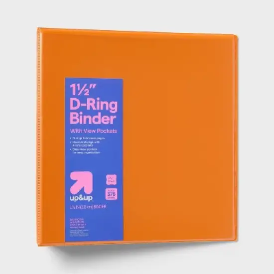 1.5" 3 Ring Binder Clear View - up&up&trade; image {8}