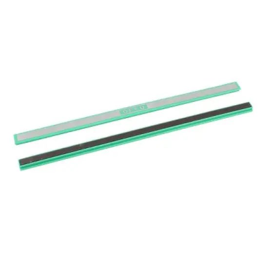 Unique Bargains Stationery Chalkboard Whiteboard Magnet Strip Bar Green 30cm 12" Long 2 Pcs image {5}