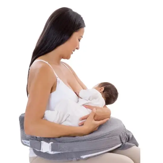 My Brest Friend Deluxe Nursing Pillow - Evening Gray image {1}