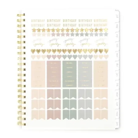 Sugar Paper Essentials 2025-2026 Weekly/Monthly Planner 11"x9.5" Harbor Floral image {3}