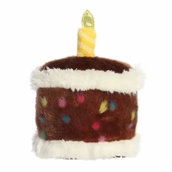 Aurora Mini Choco B'day Cake Palm Pals Adorable Stuffed Animal Brown 5" image {3}