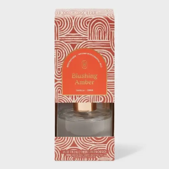 4oz Boxed Reed Diffuser - Blushing Amber - Threshold&trade; image {3}