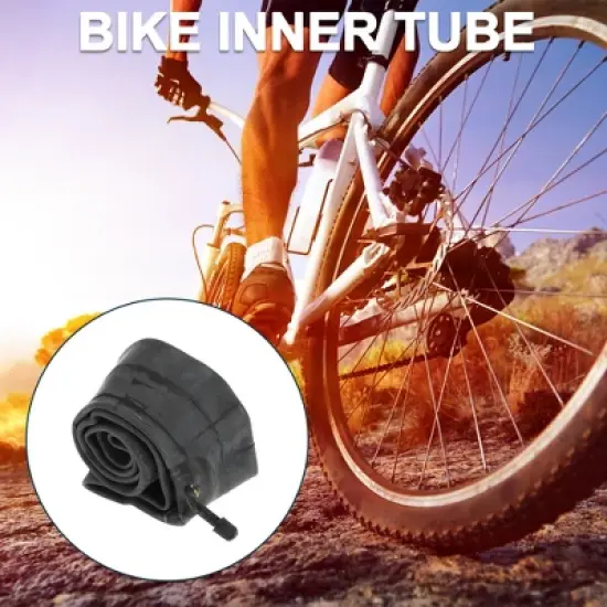 Unique Bargains Bike MTB Cycling Inner Tire 14x2.5 inch Durable Bent Valve Bicycle Inner Tube 1 Pcs image {1}