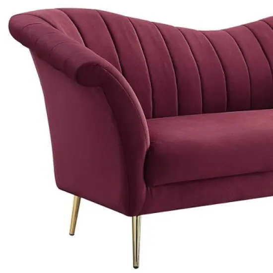 80" Callista Sofa Red Velvet - Acme Furniture image {7}