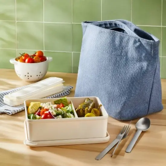 Cotton Lunch Tote - Figmint&trade; image {1}