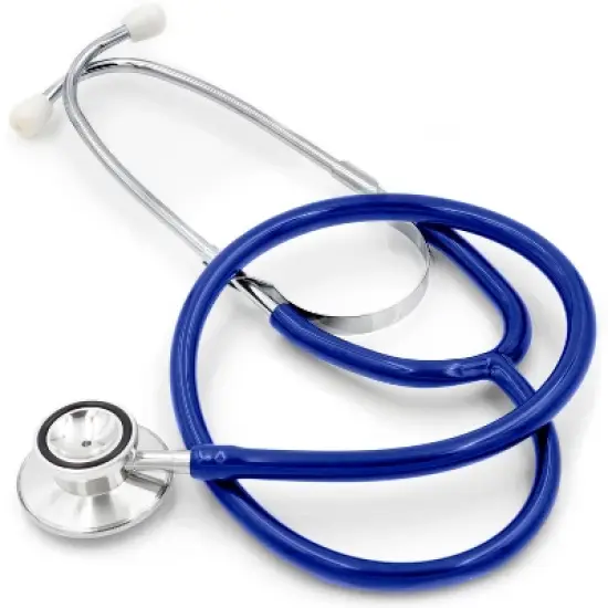 MABIS Spectrum Dual Head Lightweight Cardiology Stethoscope, Blue image {4}