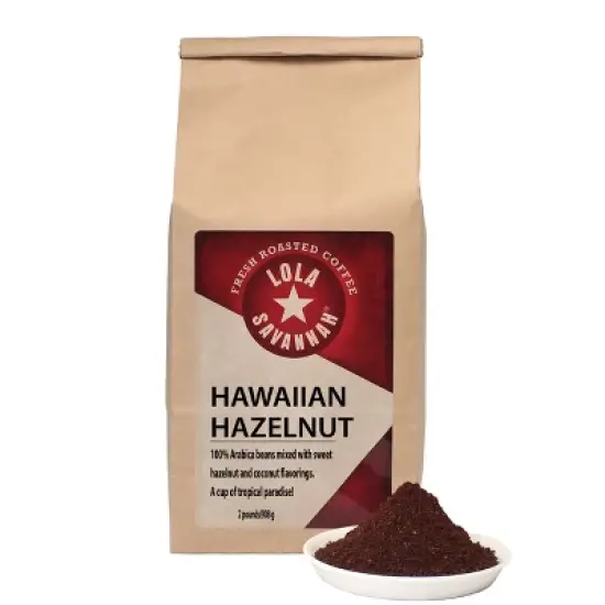 Lola Savannah Hawaiian Hazelnut Ground Caffeinated Coffee - 32oz image {7}