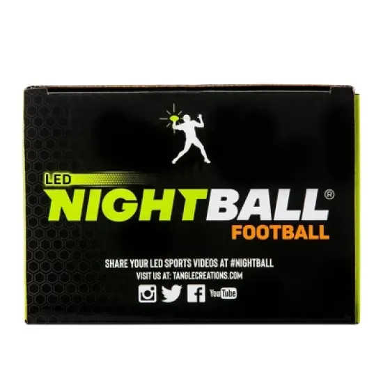 NightBall LED Light Up Football - Green image {6}