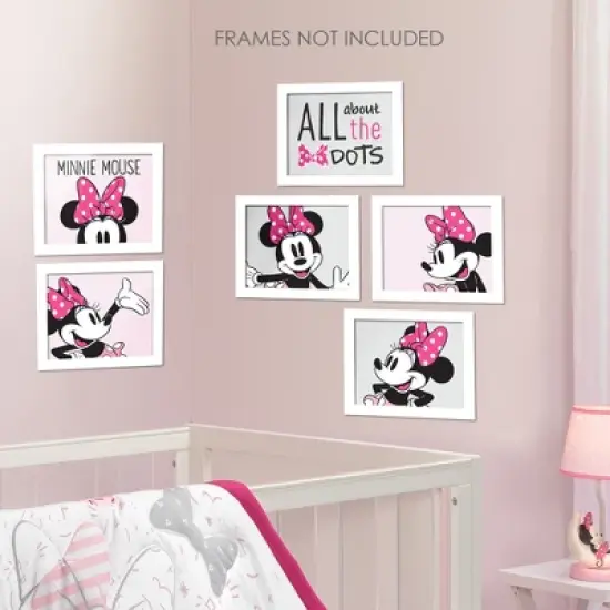 Lambs & Ivy Disney Baby Minnie Mouse Unframed Nursery/Child Wall Art image {3}
