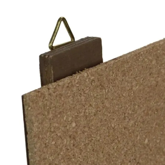 Northlight 24" Black Hanging Combination Chalkboard, Corkboard, and Hooks image {1}