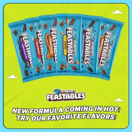 MrBeast Feastables Multipack Milk Chocolate - 5ct/175g image {5}