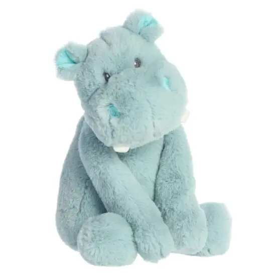 ebba Hugeez 15" Hippo Blue Stuffed Animal image {2}