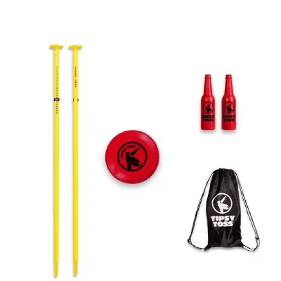 GoSports Tipsy Toss Flying Disc Bottle Drop Yard Game - 6pc image {3}