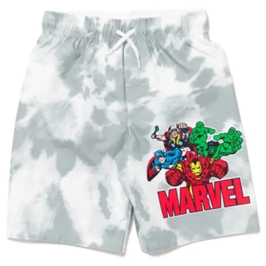 Marvel Avengers Black Panther Captain America Thor Iron Man Hulk Swim Trunks Bathing Suit Toddler to Big Kid  image {10}