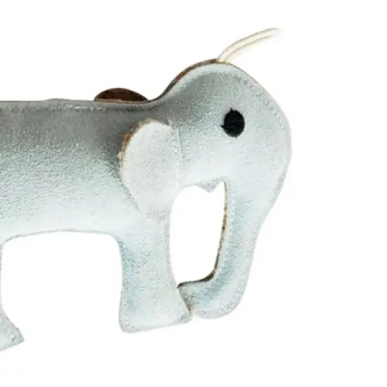 American Pet Supplies 13-Inch Eco-Friendly Elephant Natural Leather Dog Chew Toy image {2}