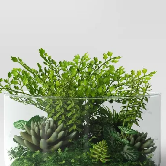 Large Clear Glass Terrarium - Threshold&trade; image {2}