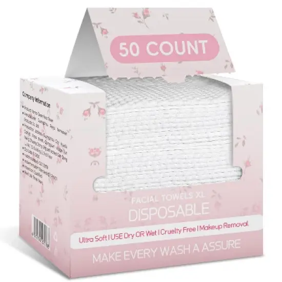 FAAYFIAN Disposable Face Towels XL Lint-Free And Odor-Free Dry Faces Wipes,Suitable For Daily Care Of Sensitive Skin image {8}