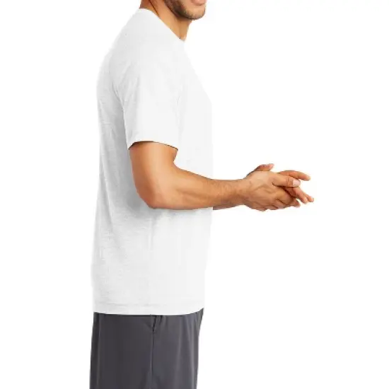 Mafoose Men's PosiCharge Tri-Blend Short Sleeve Wicking Raglan Tee image {11}