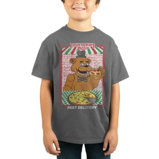 Youth Five Nights at Freddys Fazbear's Pizza TShirt Boys Graphic Tee image {2}