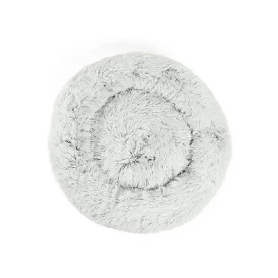 Best Friends by Sheri Donut Shag Dog Bed - 23"x23" - Frost image {3}