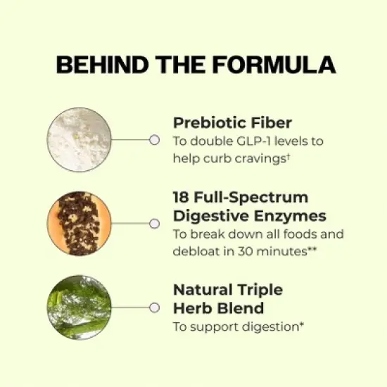 HUM Nutrition Flatter Me Fiber GLP-1 Booster Dietary Supplements - 4oz image {4}