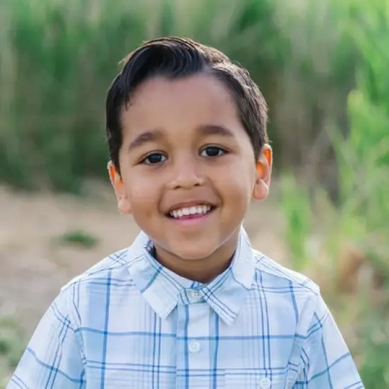 Hope & Henry Boys' Stretch Short Sleeve Button Down Shirt, Infant image {1}