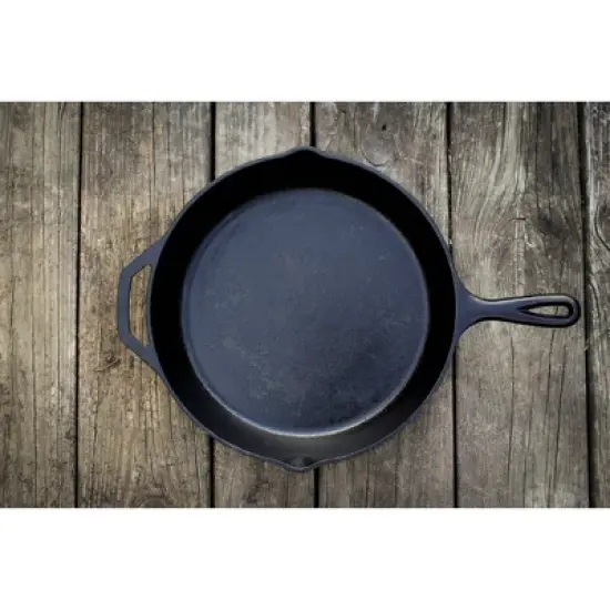 Lodge 6.5" Cast Iron Skillet: Oven & Broiler-Safe, Hand Wash, Gas & Induction Compatible, Black, 1.94 lbs image {4}