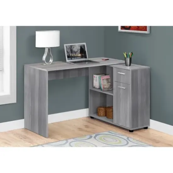 60" Computer Desk with Storage Cabinet - EveryRoom image {1}