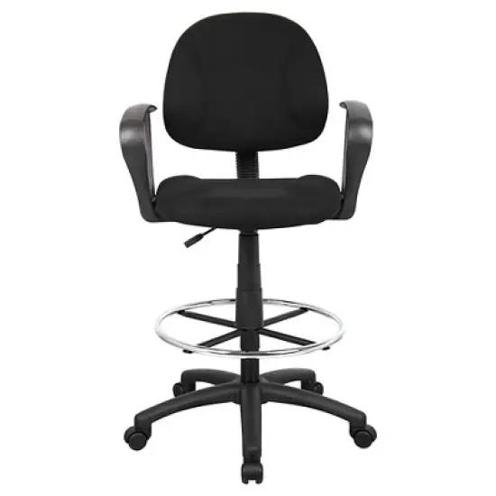 Drafting Stool with Footring and Loop Arms - Boss Office Products image {3}