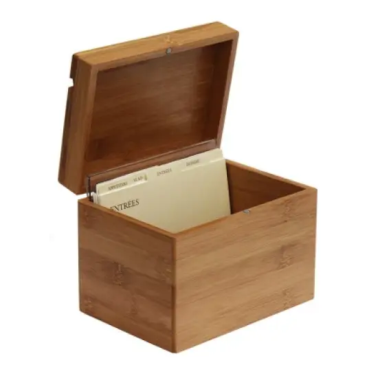 Oceanstar  Recipe Box with Divider image {6}