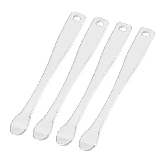 Unique Bargains Eye Cream Massage Sticks Beauty Scoop Makeup Spatula Mini Spoon for Facial Cosmetic Face Cream 2.36"x0.28" 4 Pcs image {7}