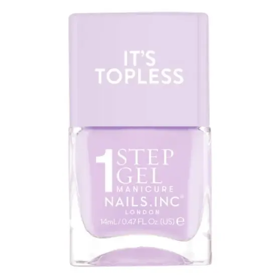 Nails.INC It&rsquo;s Topless, 4-in-1 Base Coat, Treatment, Color and Top Coat 1-Step Gel Nail Polish - 0.47 fl oz image {14}