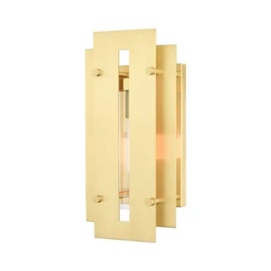 Livex Lighting Utrecht 1 - Light Wall Light in  Satin Brass image {2}