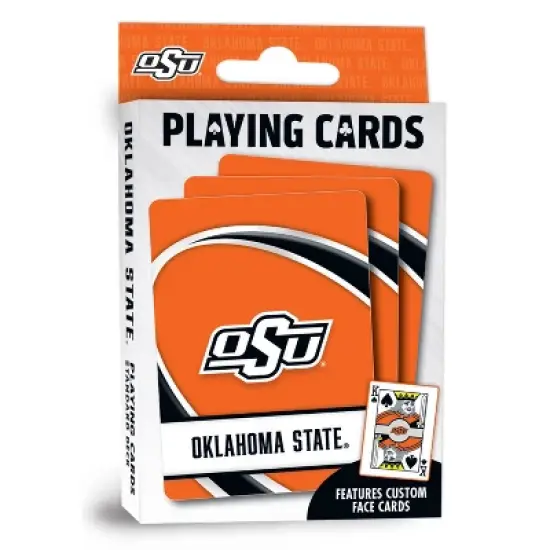 MasterPieces Officially Licensed NCAA Oklahoma State Cowboys Playing Cards - 54 Card Deck for Adults image {1}