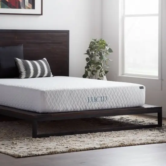 Lucid Comfort Collection Firm 10" Gel Memory Foam Mattress  image {3}