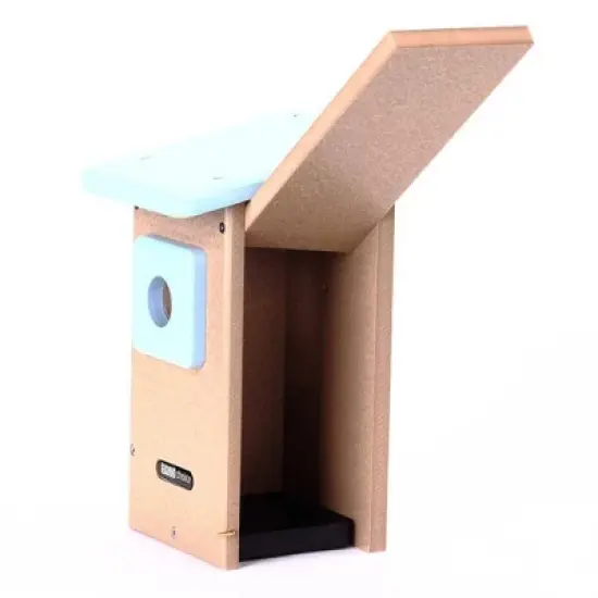 13" Recycled Bluebird House Blue - Birds Choice image {2}