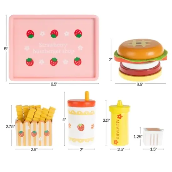Toy Time Kid's Fast Food Cheeseburger Meal Playset image {1}