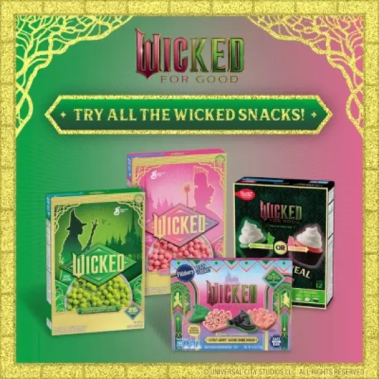 General Mills Wicked Elphaba Caramel Apple Family Size Breakfast Cereal - 18.1oz image {4}