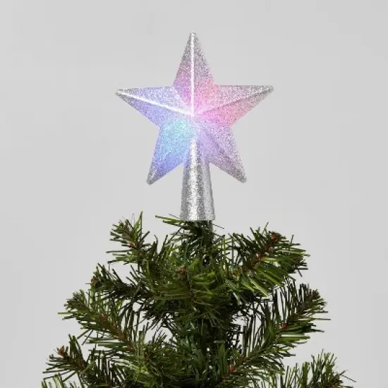 Mini Star Christmas Treetop LED Lights with Battery Pack 26in Lead in Wire - Wondershop&trade; image {5}