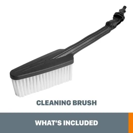 Worx WA4048 7" Multi-Purpose Cleaning Brush Accessory Kit with Quick Snap Connection for Hydroshot Pressure Washers image {1}