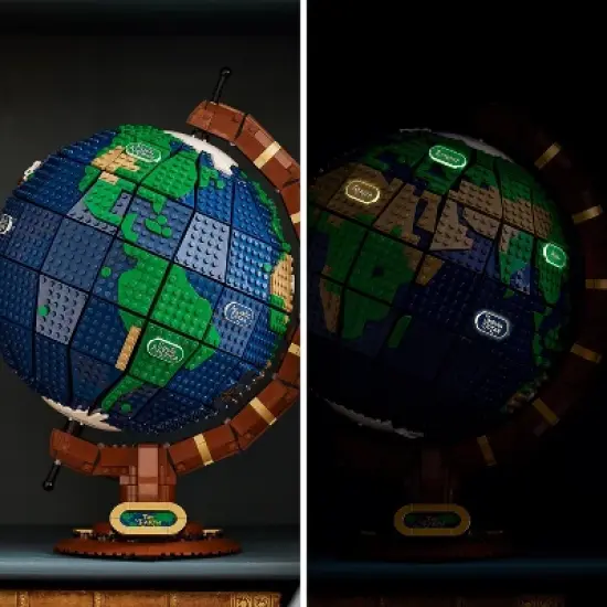 LEGO Ideas The Globe 21332 Building Set; Build-and-Display Model image {4}