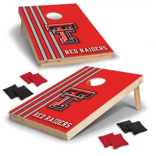 NCAA Texas Tech Red Raiders 2'x3' Wood Cornhole Set image {6}