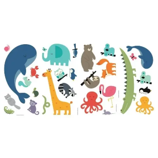 RoomMates We Are One Animal Peel and Stick Wall Decal image {3}