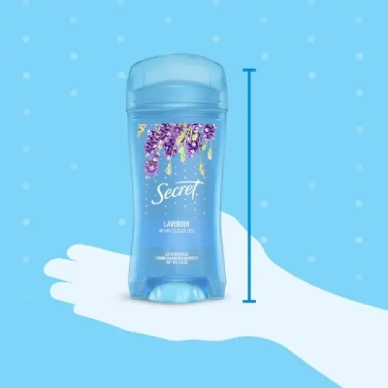 Secret Fresh Clear Gel Deodorant Relaxing Lavender - 2.6oz image {3}