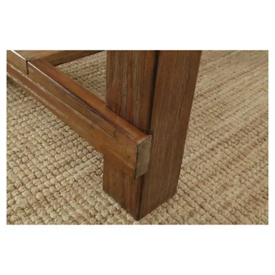 Eliza Rustic Counter Height Table Natural - HOMES: Inside + Out image {3}
