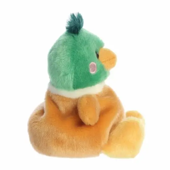 Aurora Mini Puddles Mallard Duck Palm Pals Adorable Stuffed Animal Multicolor 5" image {2}