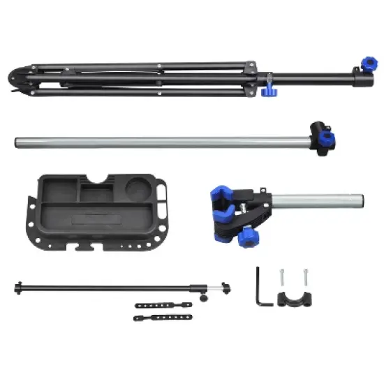 Yaheetech Folding Adjustable Bike Repair Stand, Black image {6}